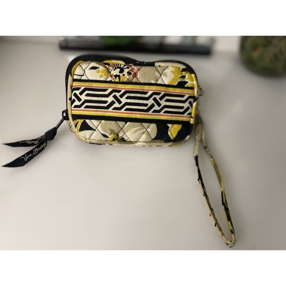 Vera Bradley Retired Dogwood‎ Zip Around wallet Wristlet Phone Case Rare Piece - Picture 13 of 16